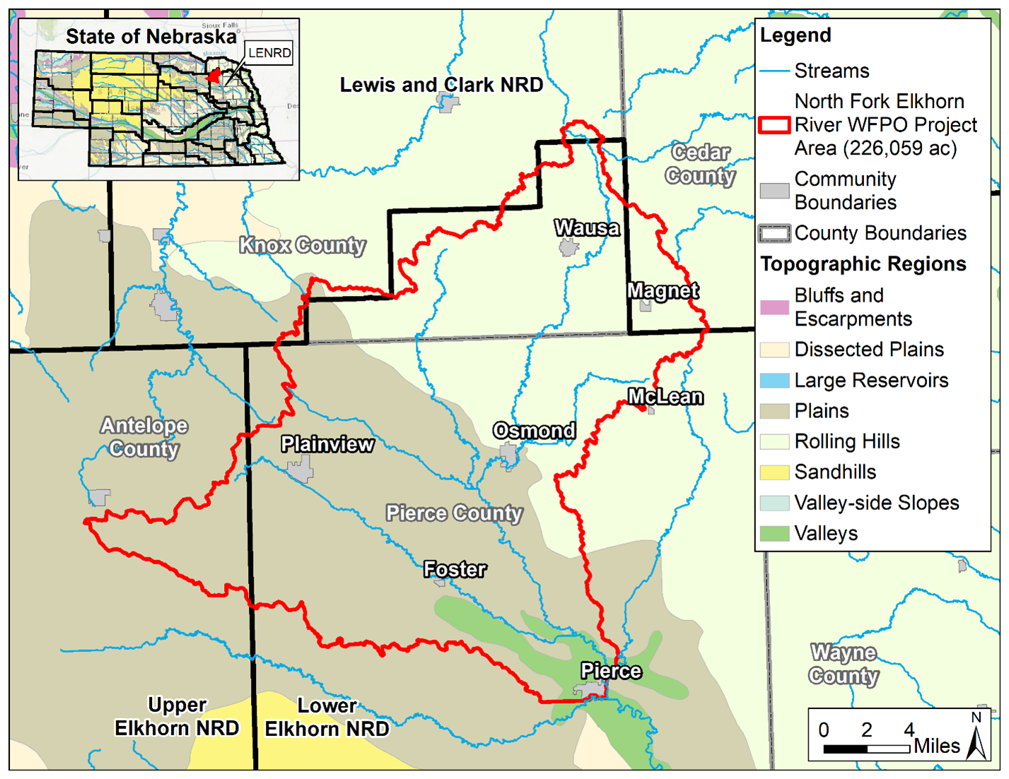 North Fork WFPO Watershed Map