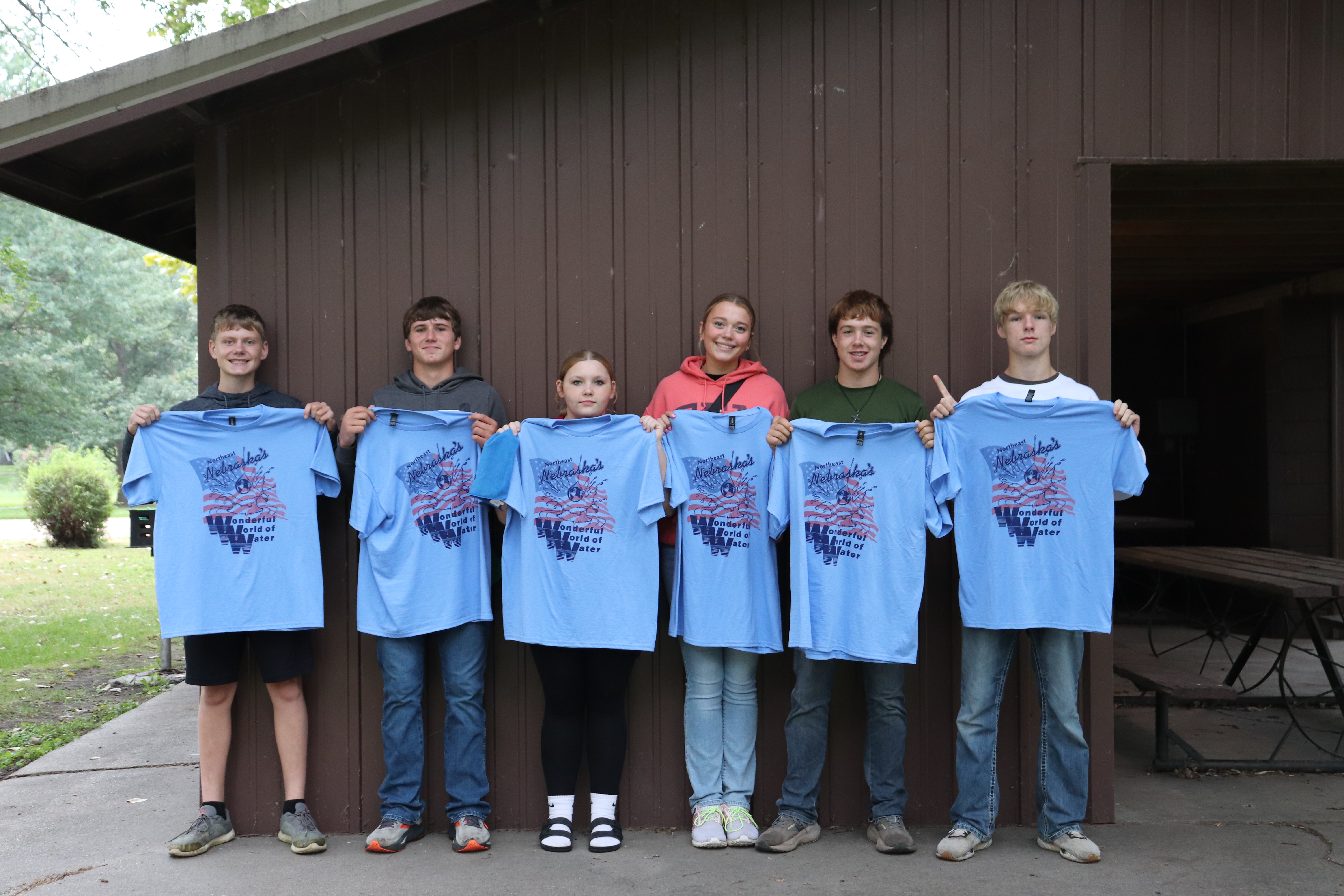 Winning team from Emerson-Hubbard High School.