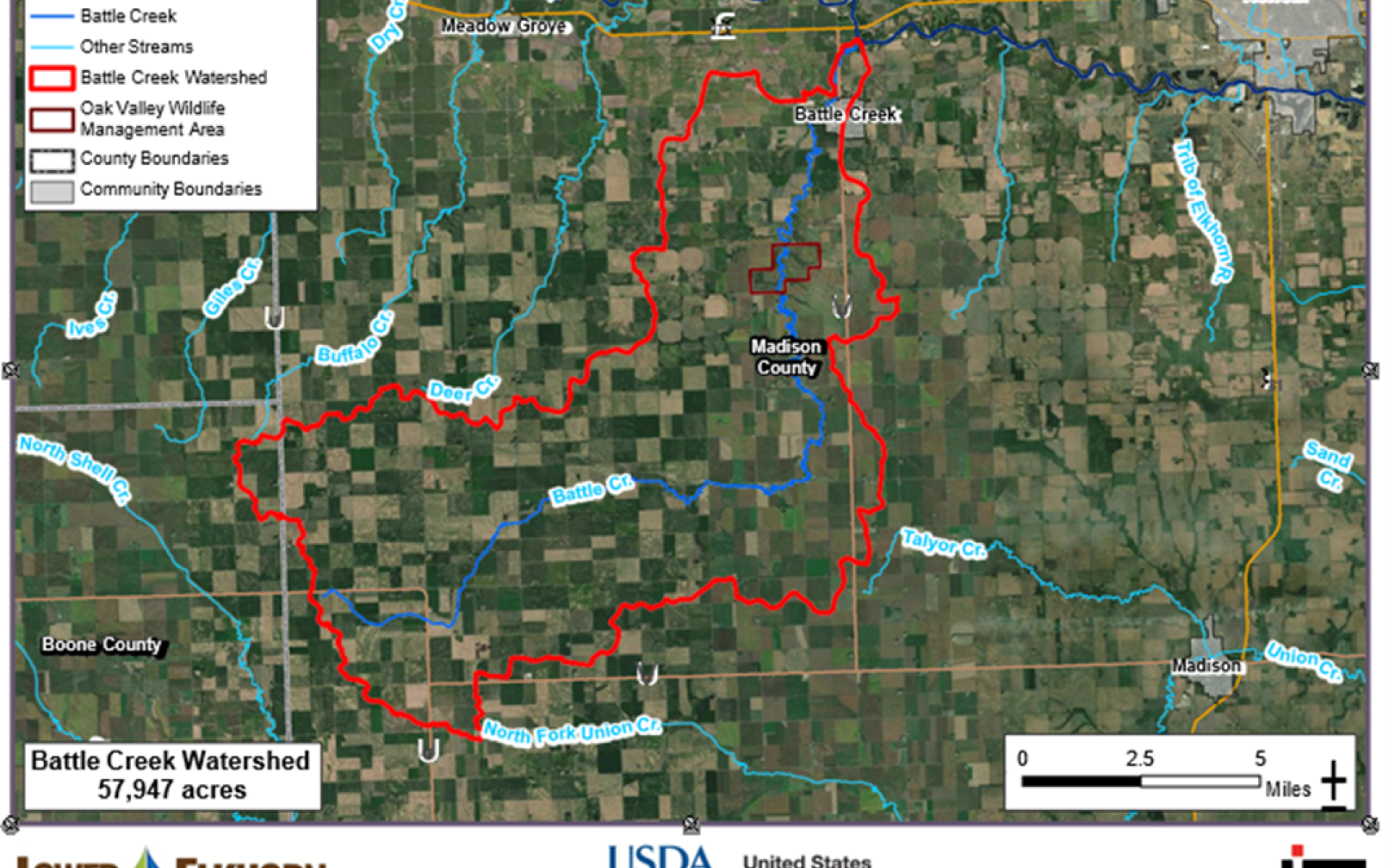 BC Watershed Area Map